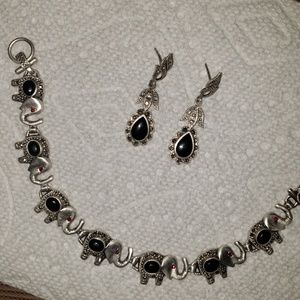 Antique Bracelet and Earring set